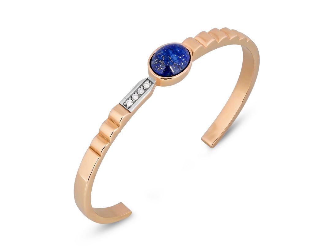 Lapis Lazuli Merdiven Diamond Bracelet